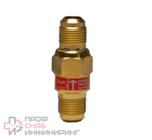 Клапан обратный поршневой NRV Ду15 Ру46 латунь муфтовый Danfoss 020-1042