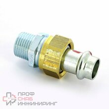 Американка 15-1/2", Viega Prestabo, 1165, пресс-резьба, нар., сталь оцинкованная