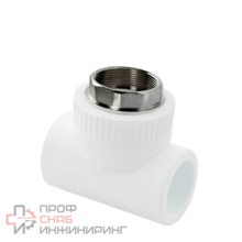 Тройник комбинированный под ключ PPR внутренняя резьба РОСТУРПЛАСТ 40х1 1/4