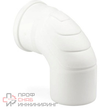 Отвод, 87°, 110, PP (полипропилен)  длинный Rehau