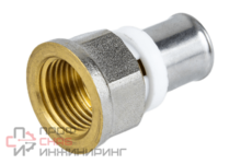 Муфта МП пресс латунь Дн20х1/2" ВР Aquasfera 8002-03