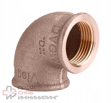 Угольник 90° 3/4"-3/4", Viega R2, 3090, резьба-резьба, вн., бронза