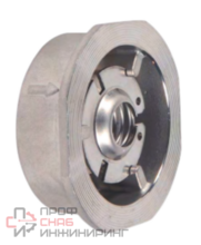 Обратный клапан GROSS пружинный тарельчатый нерж сталь DN 32, PN 40 (тип 812)