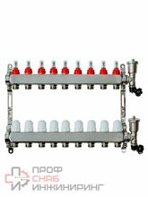 Коллекторная группа Grosseto с расходомерами 1" x 3/4" 9 выходов