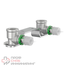 ПРЕСС Угольник 20х1/2"М установочный двойной 7507W2012 Comap