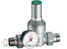 Редуктор FAR хром 1/2" НР-НР с манометром