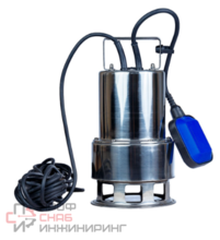 Дренажный насос Wellmix QDPSS-12-20 (SS02) (550Вт, 20мм, кабель 10м) Нmax=7м, Gmax=10,5м3/ч, НЕРЖ