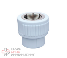 Муфта прямая комбинированная 25 х 3/4"F Vieir