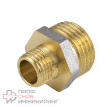 Ниппель латунь переходной Ду40х20 НР никель Aquasfera 9023-09