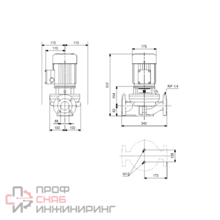 Насос Grundfos TP 65-180/2 A-F-A-BQQE-HX1