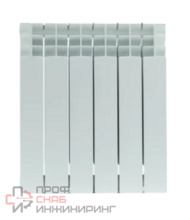 Радиатор отопления Stout SRB-3310-050004 STOUT TITAN 500 4 секции радиатор биметаллический боковое подключение (белый RAL 9016)