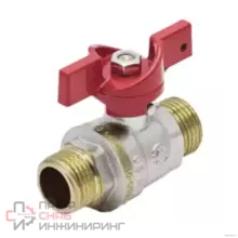 Кран шаровой Aquasfera латунь 1005 Euro нк Ду15 Ру40 р/р полн баб 1005-01
