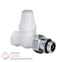 Запорный клапан SR Rubinetterie прямой серия Old Style 1/2, цвет белый