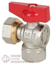 Кран шаровой MVI угловой с накидной гайкой ВВ бабочка 1/2" полнопроходной