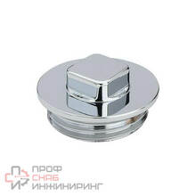 Заглушка, Viega, R2 модель 1751, Н, 1", латунь, с квадратом, с цилиндрической резьбой