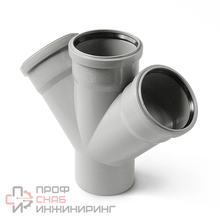 Крестовина одноплоскостная PRO AQUA (Полипропилен) 110x50x50/45