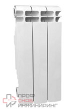 Радиатор отопления Теплоприбор AR1-350/03 алюминиевый, с межосевым расстоянием 350мм, 3 секции