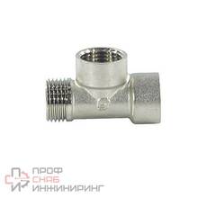 Тройник SantechSystems латунь/никель Ду 15 ВР/ВР/НР