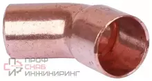 Отвод 45° Sanha 5000 DN15-15 пайка-пайка медь двухраструбный