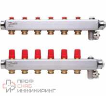 Коллекторы Danfoss SSM-6 для 6 контуров