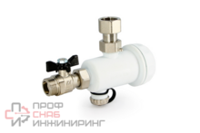 Фильтр-грязеуловитель магнитный 3/4" для котла пластик белый Uni-fitt