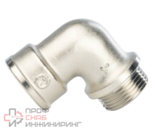 Угольник с упором НВ никелированный 1" , Stout