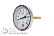 Термометр BD ТБ биметаллический 100Т/100 (0-200С)  G1/2, 1,5 рос