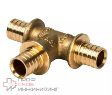 Тройник 25, 25, 20, латунь, редукционный ELSEN