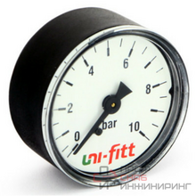 Манометр Uni-fitt аксиальный 6 бар, диаметр 63 мм, 1/4"Н