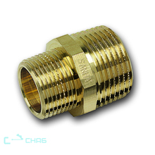 Ниппель Sanha 3000 3/4"-1/2" наружная резьба бронза
