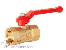 Кран шаровой латунный 1/2 г/г ПРАКТИК Галлоп ручка