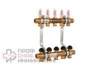 Коллекторная группа Henco с расходомерами UFH-060506-MD