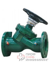 Клапан балансировочный Tecofi RC4240 фланцевый корпус ковкий чугун PN16 DN65