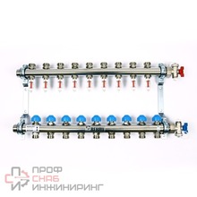 Коллекторная группа НН 1" x 10 вых 3/4"EK Rehau HKV-D