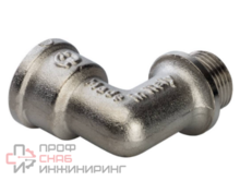 Угольник с упором НВ никелированный 3/8", Stout