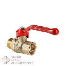 Кран шаровой VALTEC «СТАНДАРТ» DN15 PN40 с флажковой рукояткой и внутренней–наружной резьбой VT.121.GN.04