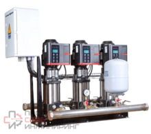 Насосная станция повышения давления Vandjord Hydro-ME 3 CRVE 15-6 G2-B-D-100-16-A