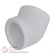 Угольник РосТурПласт PP-R бел Дн20х45гр 10824