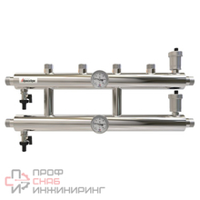 Распределительный коллектор Прокситерм CLASSIC из нержавеющей стали AISI 304 без гидрострелки 32-2.1