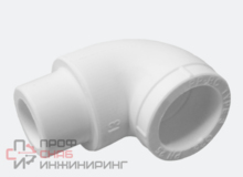 VALFEX Угольник PP-R бел 20х90гр вн/нр пайка 10110020 127-0600