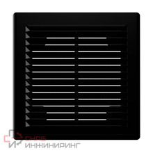 Решетка накл. ERA 1515P, чёрная