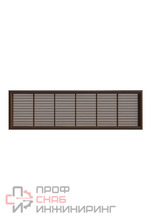 Решетка дверная ERA 2307ДП, коричневая