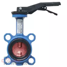 Затвор дисковый межфланцевый DN200, PN16, Tecofi VPI TECFLY 4449-02, чугун, с рычагом