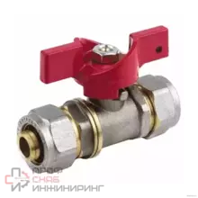 Кран шаровой Aquasfera латунь 1018 Euro нк Дн20 Ру16 обж баб 1018-03