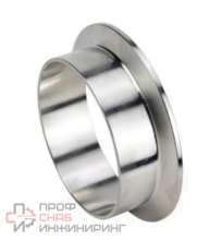 Штуцер CLAMP DN.ru UC-31-W-34 Ду15 Ру10, корпус - нержавеющая сталь 304, присоединение - под приварку