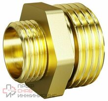 Ниппель переходной LD Pride DN 50х40 (2"НР х 1 1/2"НР) латунь