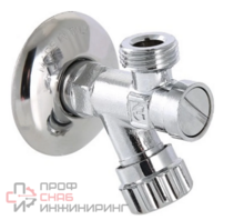 Шаровой кран Valtec с фильтром для подключения сантехнических приборов VT.282.GBC.0410