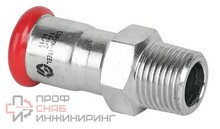 Муфта-пресс MVI НР оцинкованная сталь 28x1"