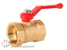 Кран шаровой латунный 1 1/4 г/г ПРАКТИК Галлоп ручка