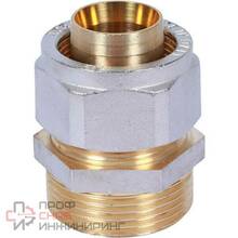 Переходник STOUT с наружной резьбой 1 1/4"х32 для металлопластиковых труб винтовой